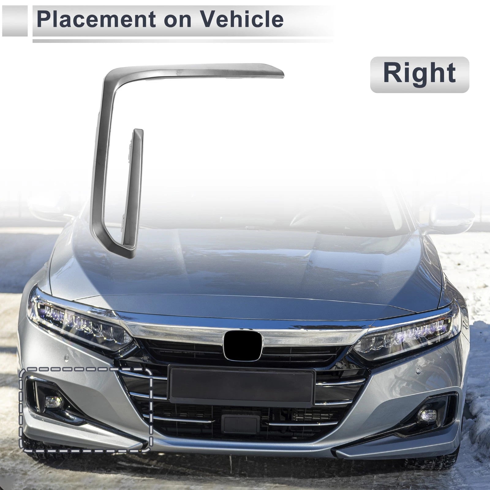 Front Right Fog Light Grill for BMW X5 (2019–2023) Replacement