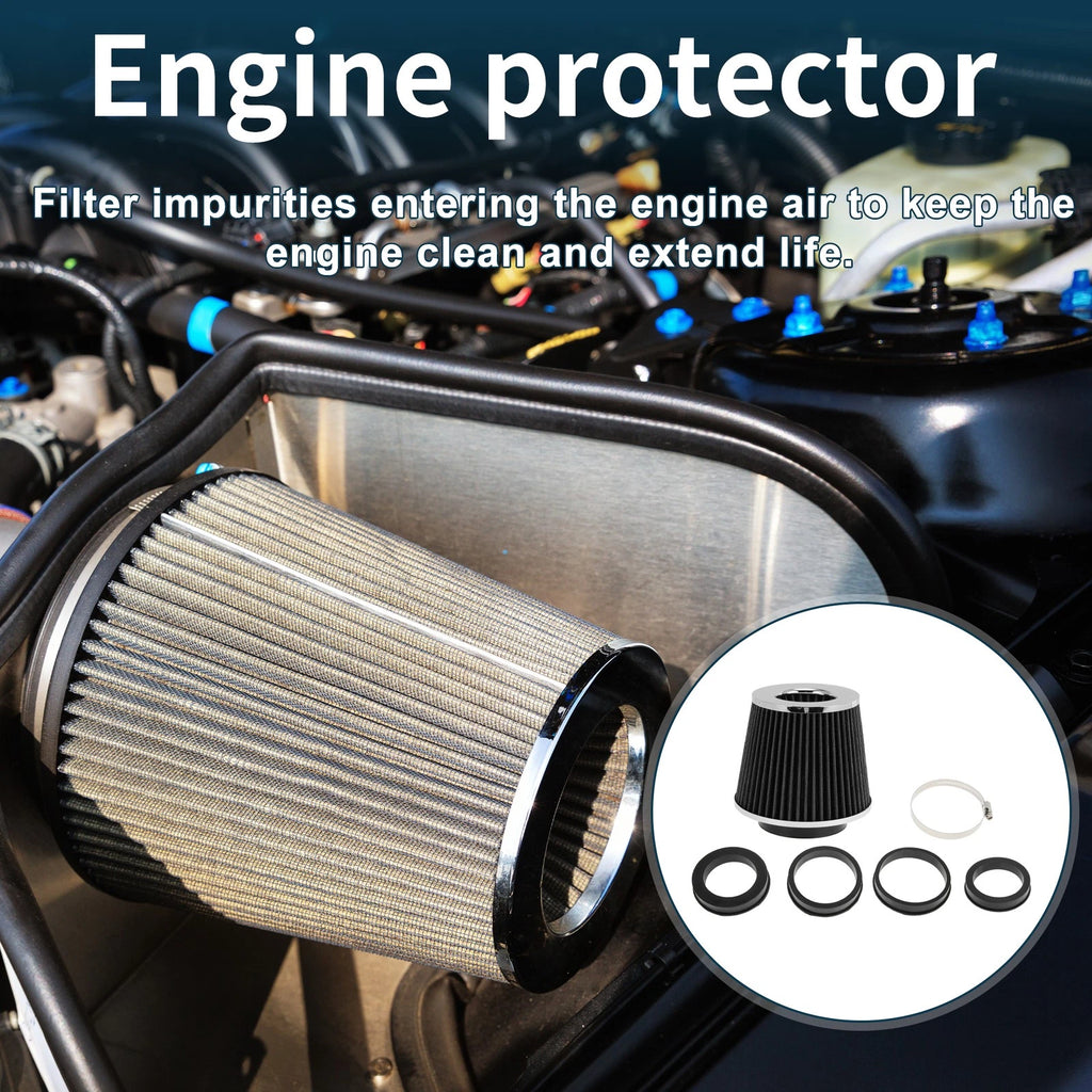 High Flow Engine Air Filter 63.5mm/70mm/76mm/80mm/89mm