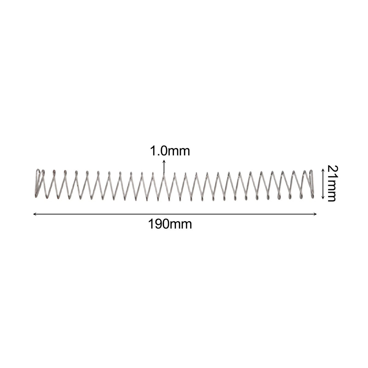 Square Flat Compression Spring for Efficient Space Usage