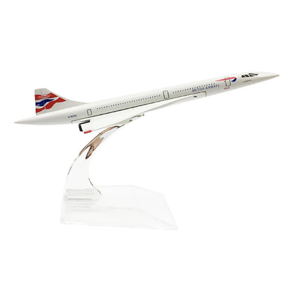 1/400 British Concorde Alloy Aircraft Model Diecast Plane