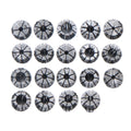 19-Piece ER16 Spring Collet Set for CNC Milling Lathe Tool