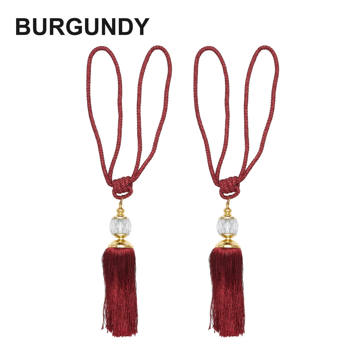 2X Luxury Curtain Holdbacks for