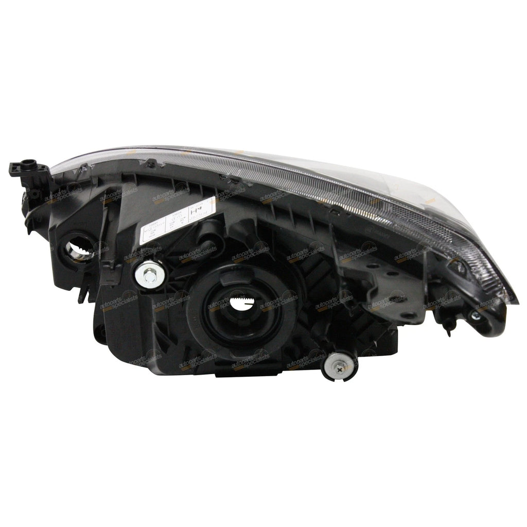 RH Black Headlight for Mazda 2 (2007–2014) RHS