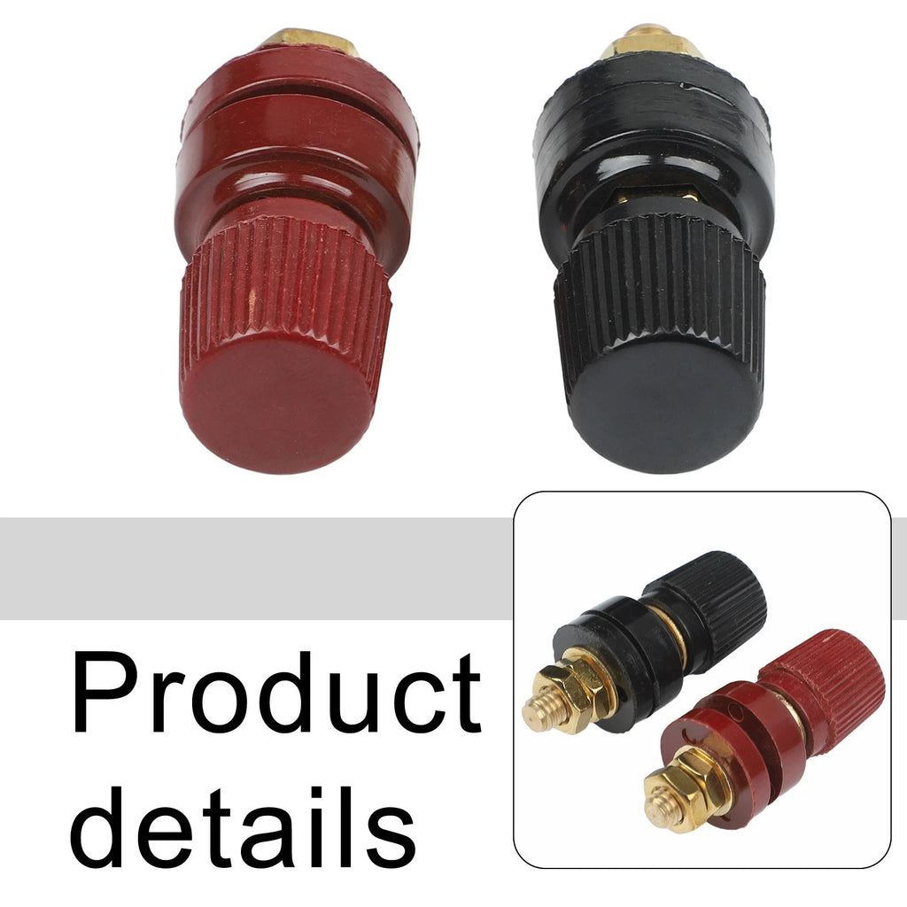 2X M6 Thread Brass Alloy Binding Posts for Welding Machines