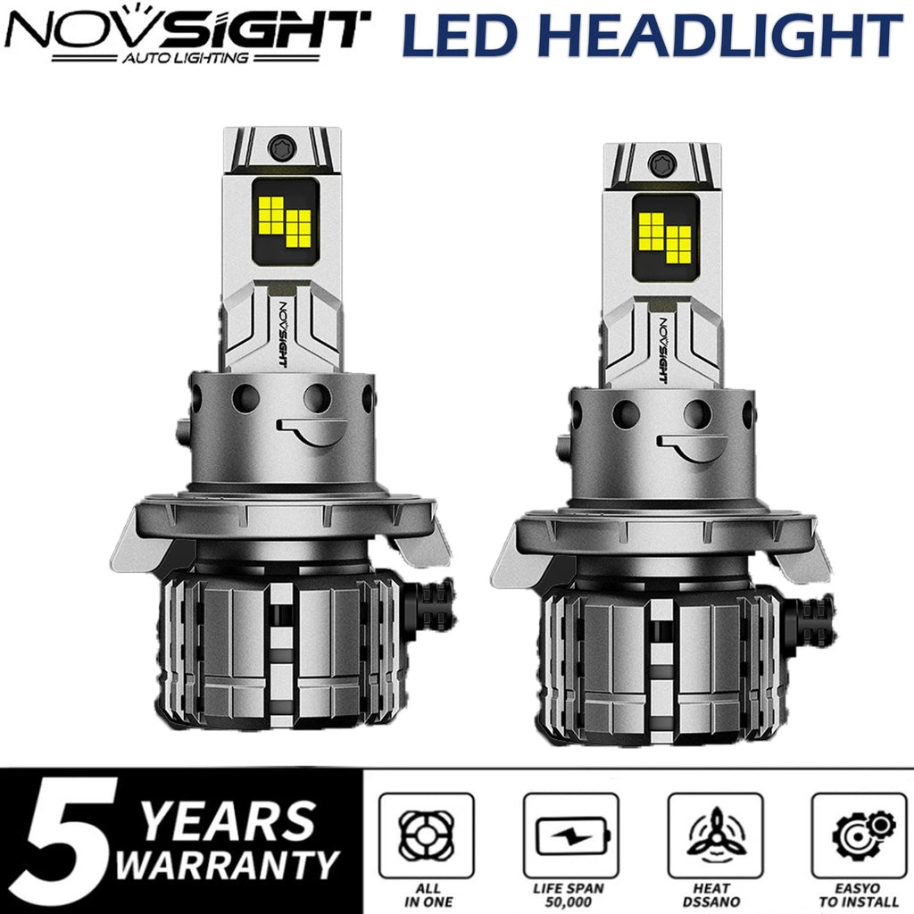 2X H13 LED Headlight Bulbs for 6500K 880000LM