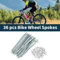 Bicycle Spokes Nipple Set 14G 72mm for Universal Galvanized (All Years)