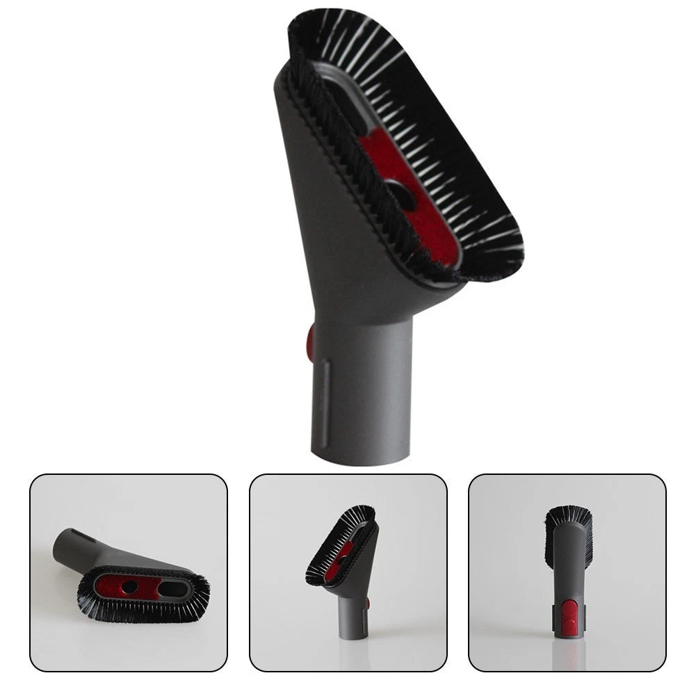 Soft Dust Brush for - Natural Bristles, Black
