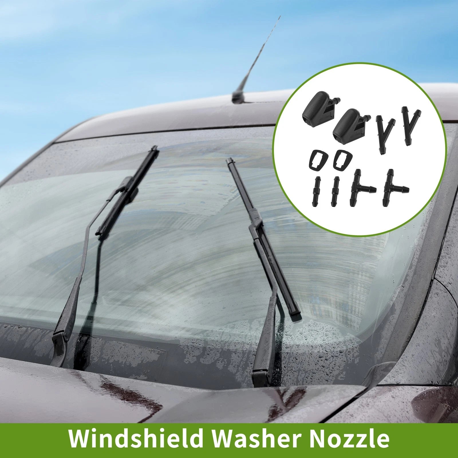 Windshield Washer Nozzle Set for Ford (No.BM5117666AB)