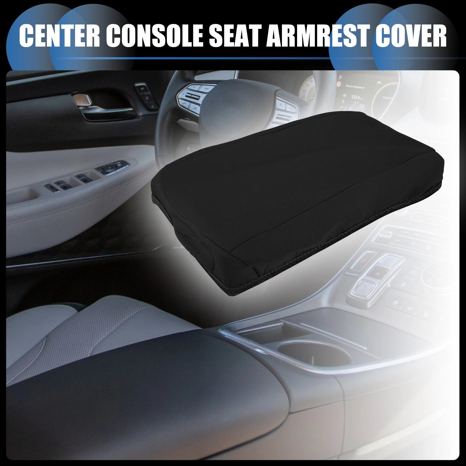 Armrest Protector Cover Pad Replacement for Hyundai Santa Fe (2019–2020)