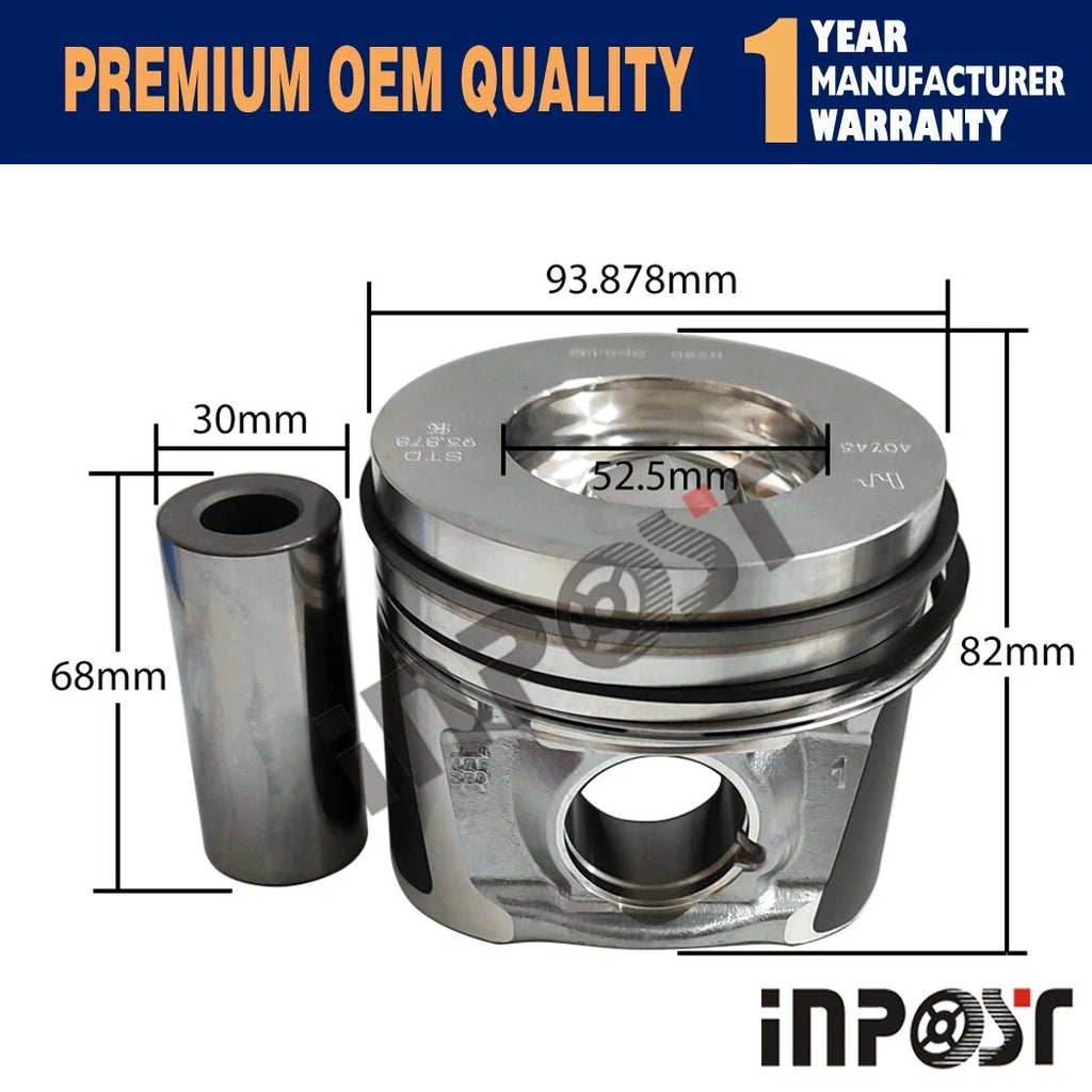 STD Piston with Ring for Deutz F3M2011 (2011) 0428-6720