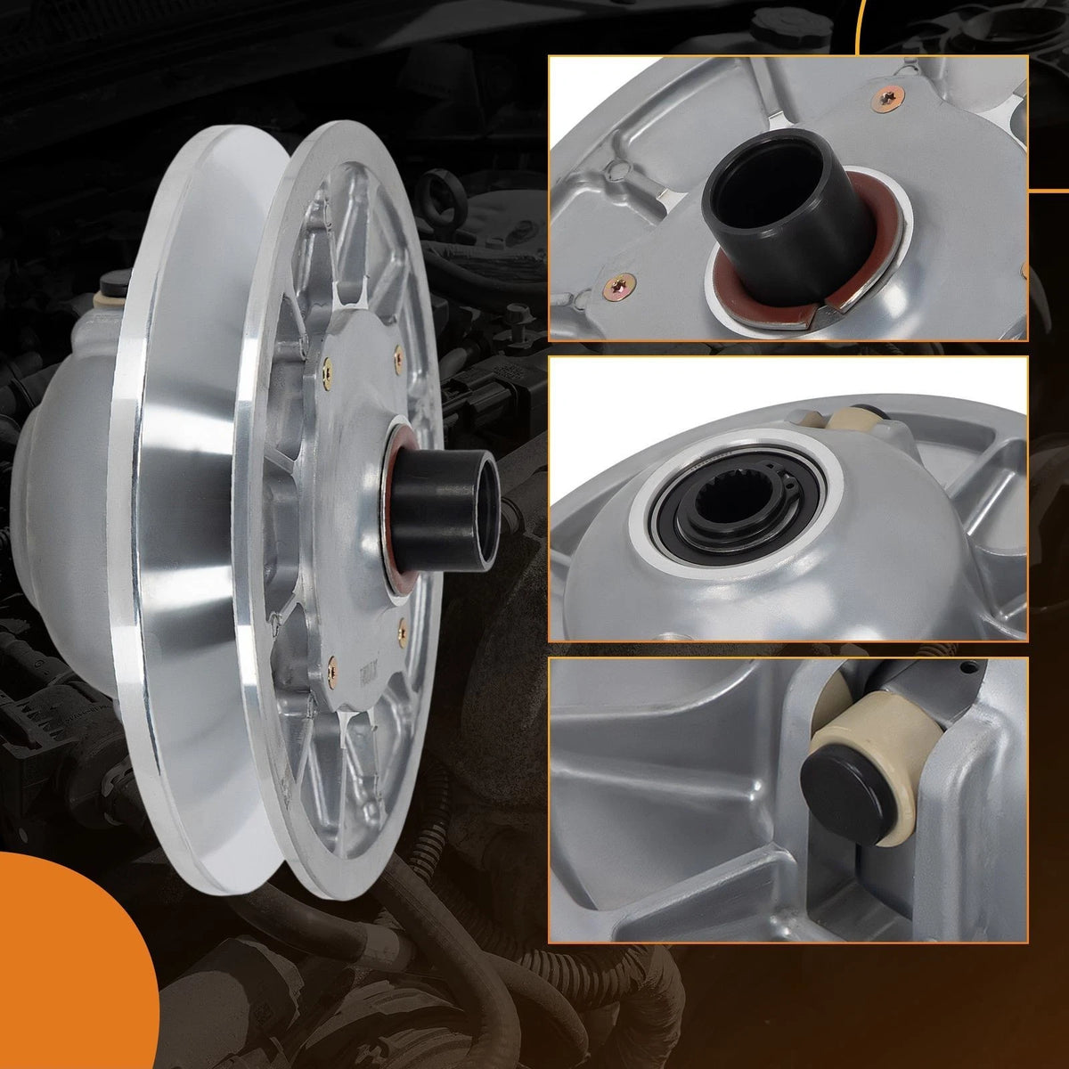 Complete Secondary Driven Clutch for Polaris RZR Trail S 4 900 (2016–2020) 1323408