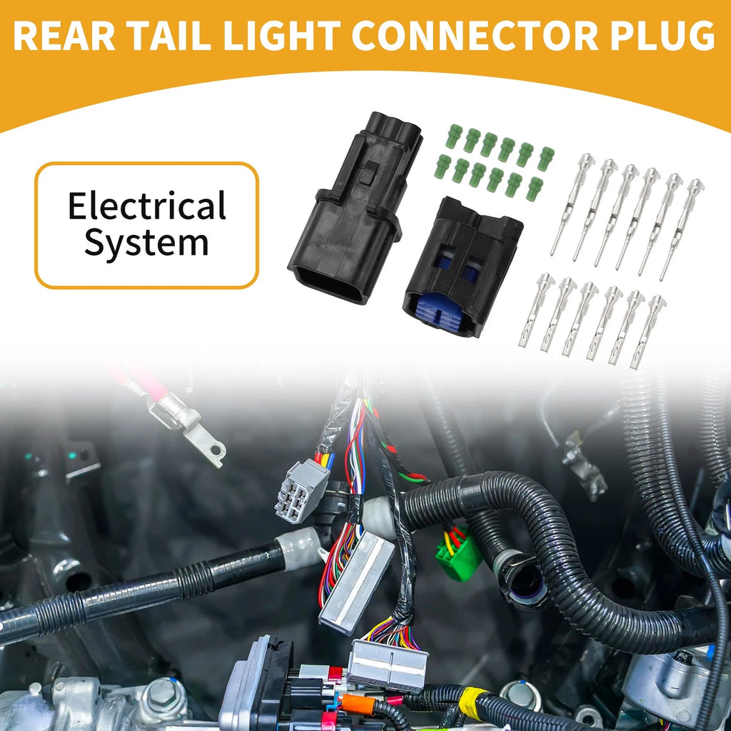 Tail Light Connector Plug 6 Pin Replacement for Hyundai i30 (2012–2017)
