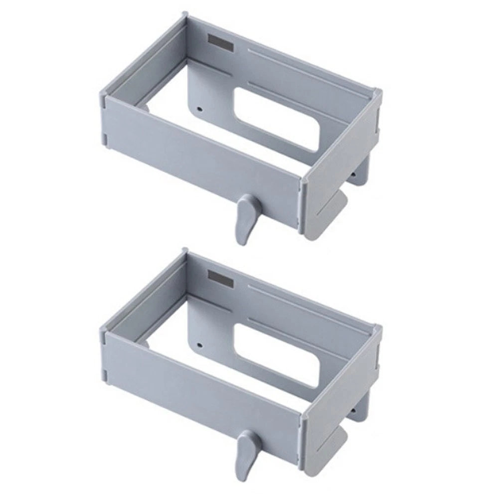 2X Foldable Plastic Trash Bag Holder for Kitchen and Outdoor Use