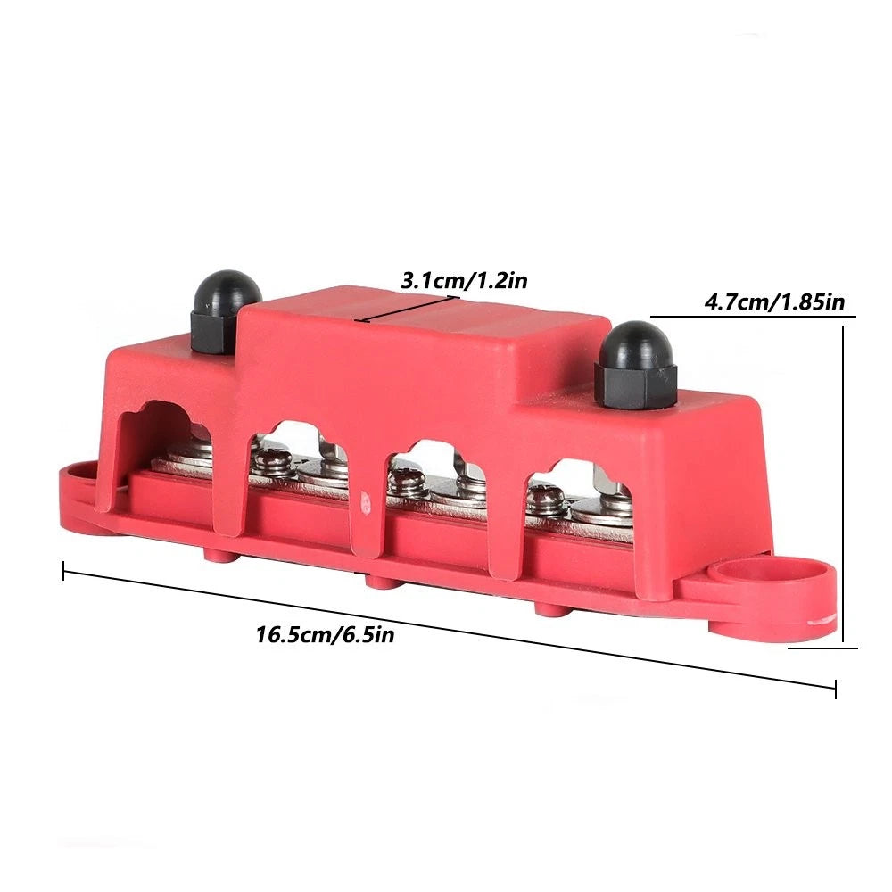 4 Post Busbar Power Distribution Block for 12V Systems (250A)