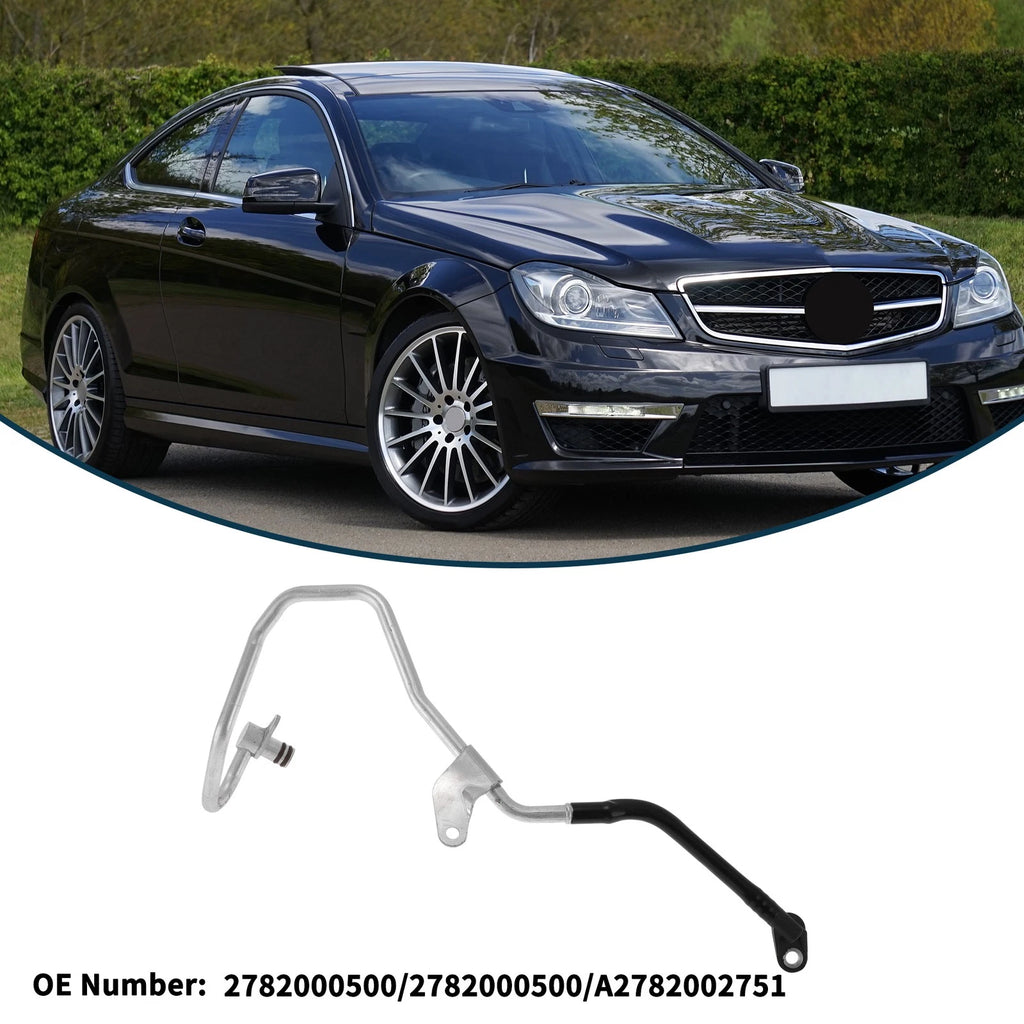 Radiator Hose Replacement for Mercedes-Benz (2003–2012) Black Silver Tone