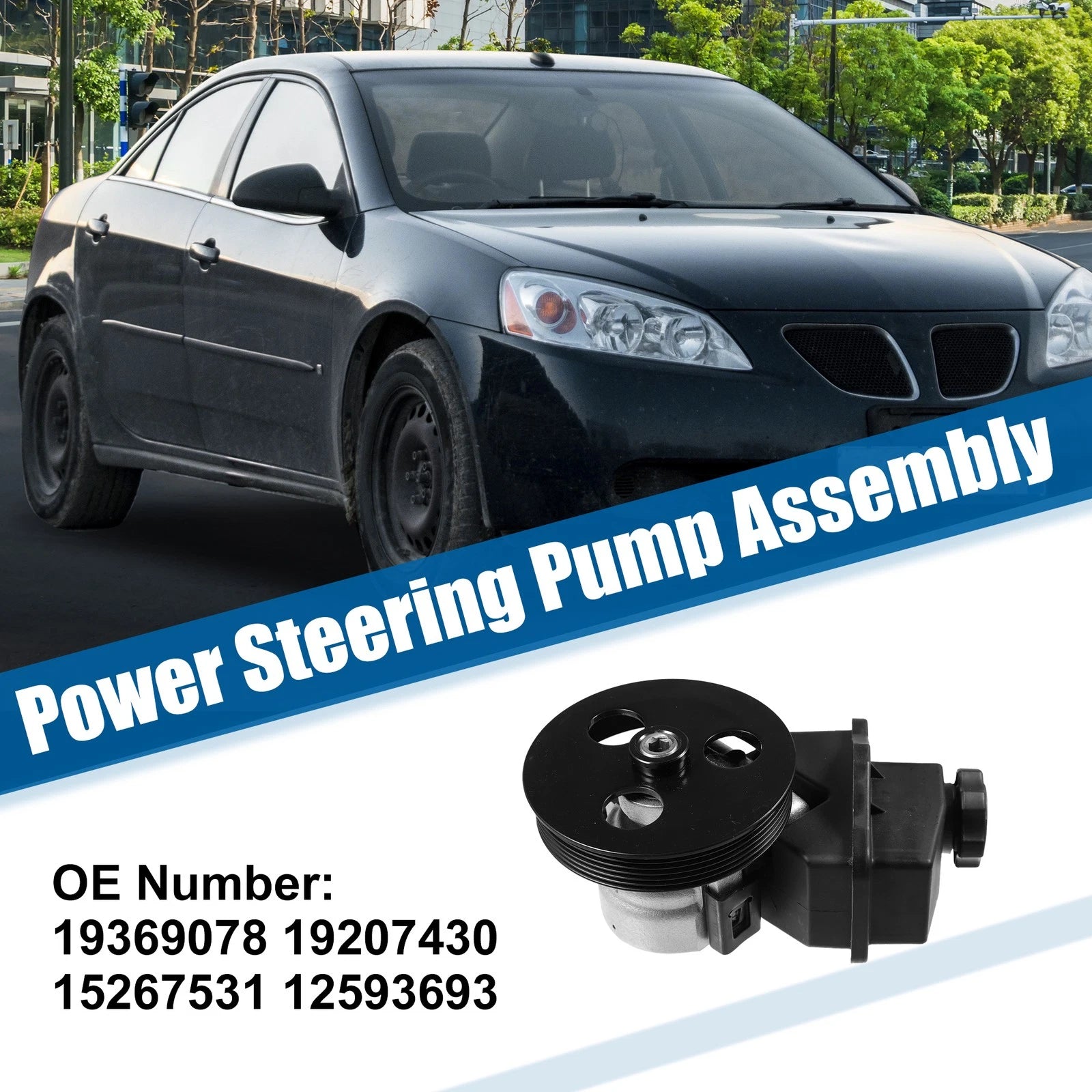 Power Steering Pump with Pulley Replacement for Chevrolet Impala (2006–2011)