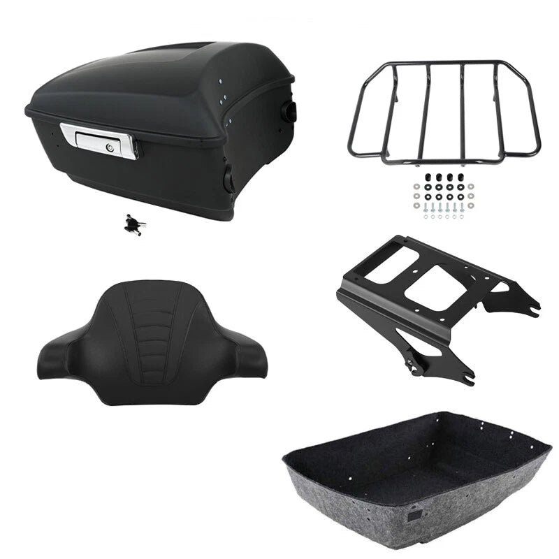 Trunk Backrest Pad for Harley Touring Road Glide (2009–2013)