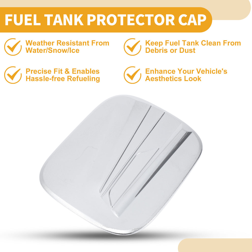 Fuel Tank Door Cap Replacement for Toyota Highlander (2022–2025) Chrome