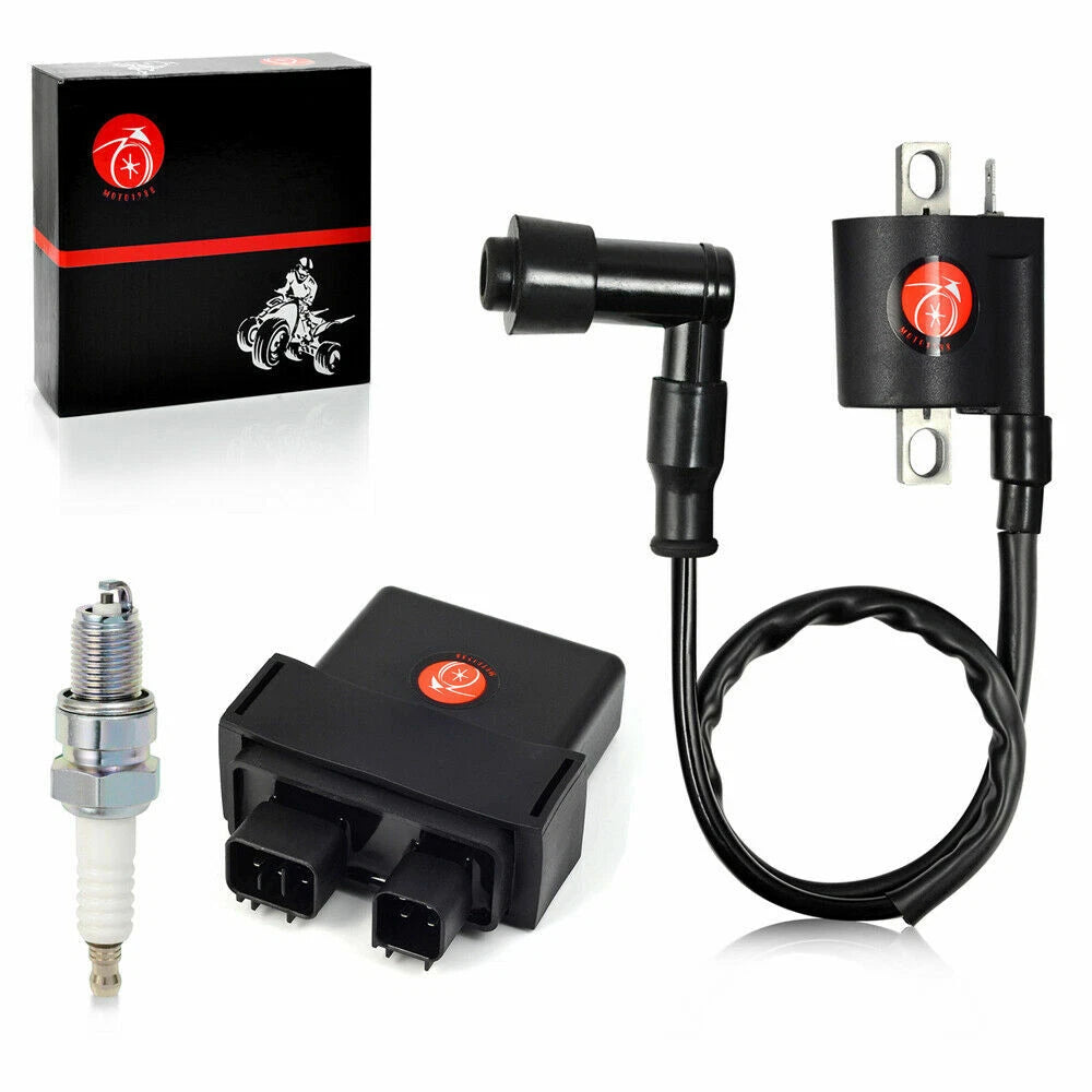 Ignition Coil CDI with Spark Plug for Yamaha Raptor 50 YFM50 YFM50R (2004–2008)