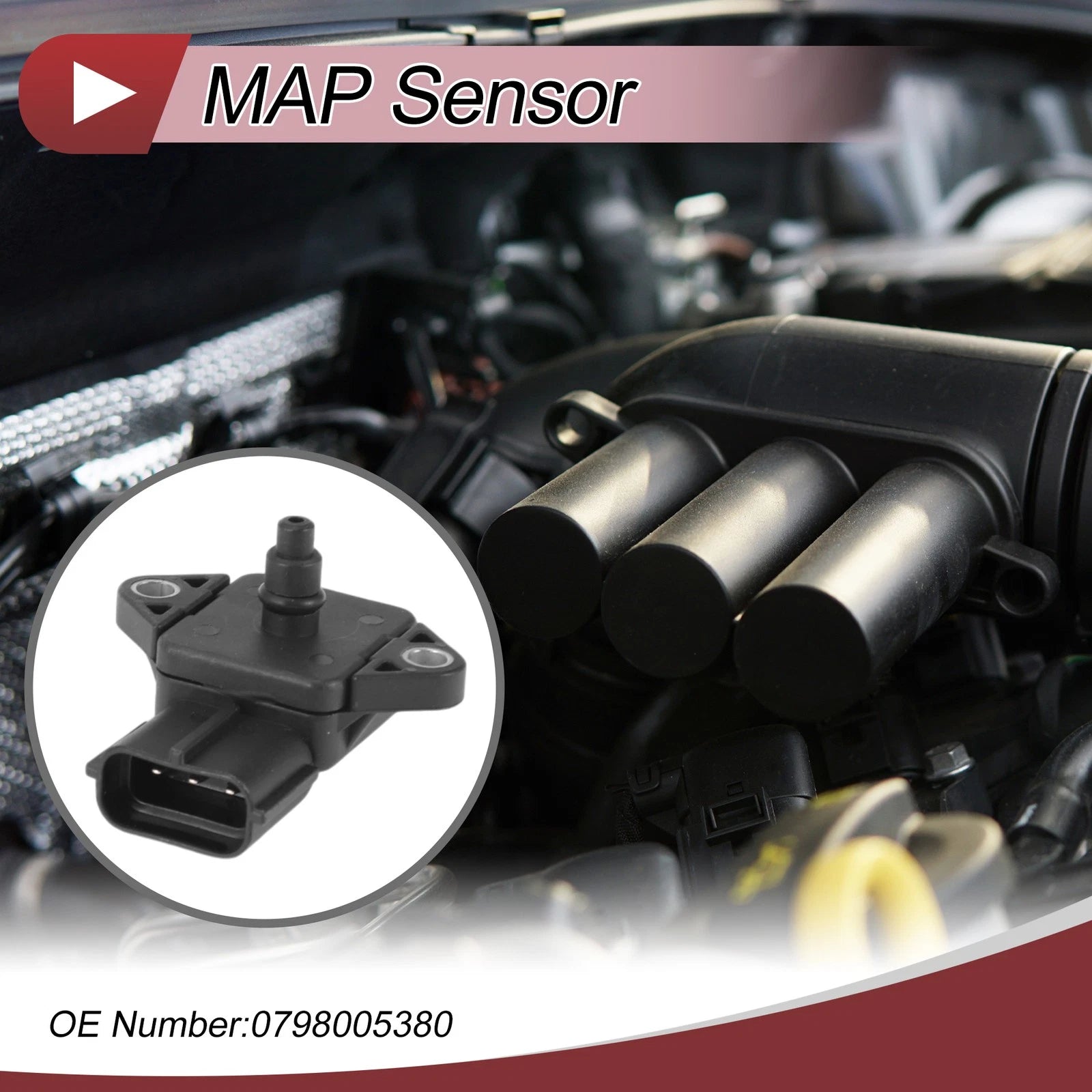 MAP Sensor No. 0798005380 for Daihatsu Sirion (2000–2005)