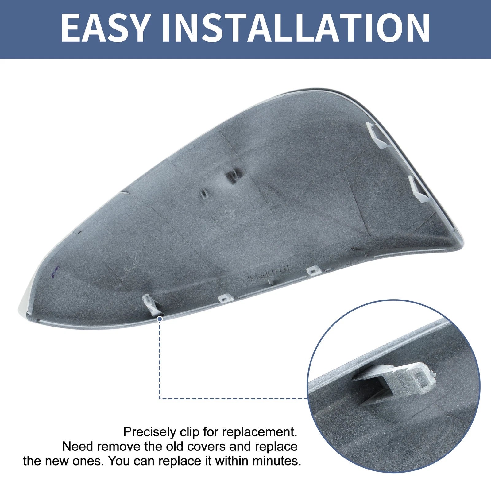 Left Side Mirror Cover Cap for Toyota 4Runner (2013–2023) - White