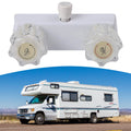 Double Knob Diverter Shower Faucet for RV (Inside/Outside Use)