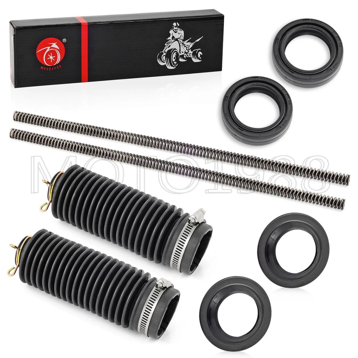 Heavy Duty Front Fork Springs & Dust Seals for Honda XR100R CRF100F (2000–2023)