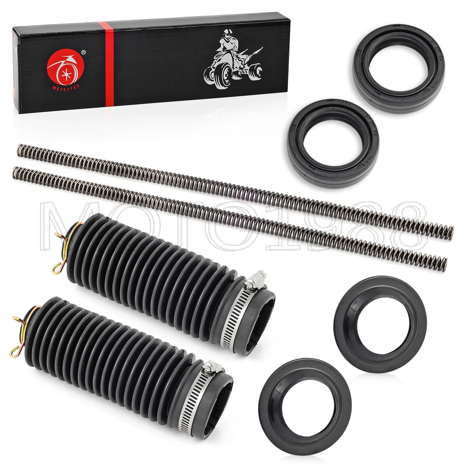 Heavy Duty Front Fork Springs & Dust Seals for Honda XR100R CRF100F (2000–2023)