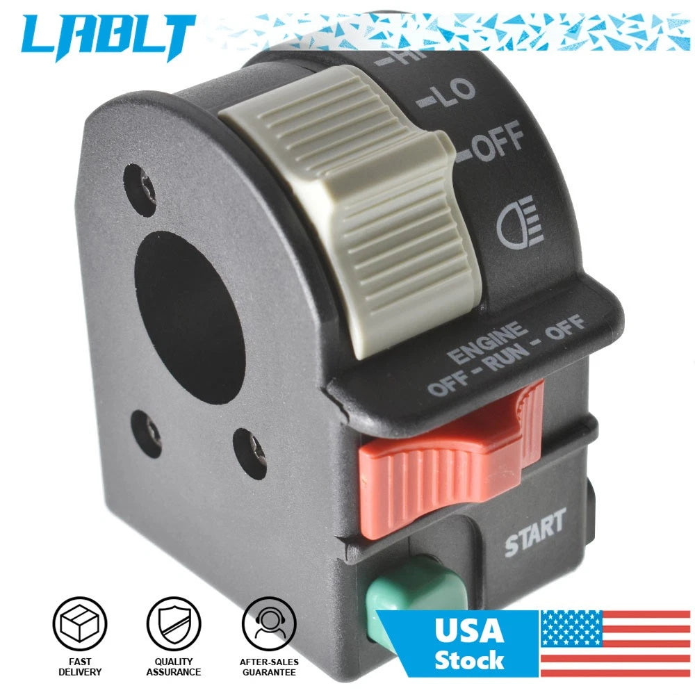 Start Light Run Stop Handle Bar Switch for Polaris Predator 500 (2003–2006)