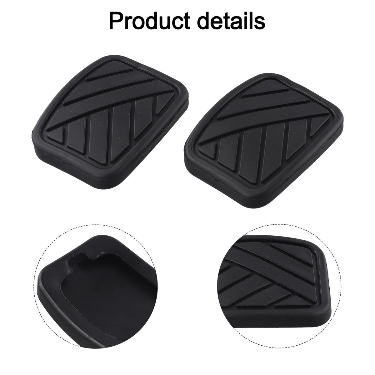 2X Brake Clutch Pedal for Geo Pixo Black