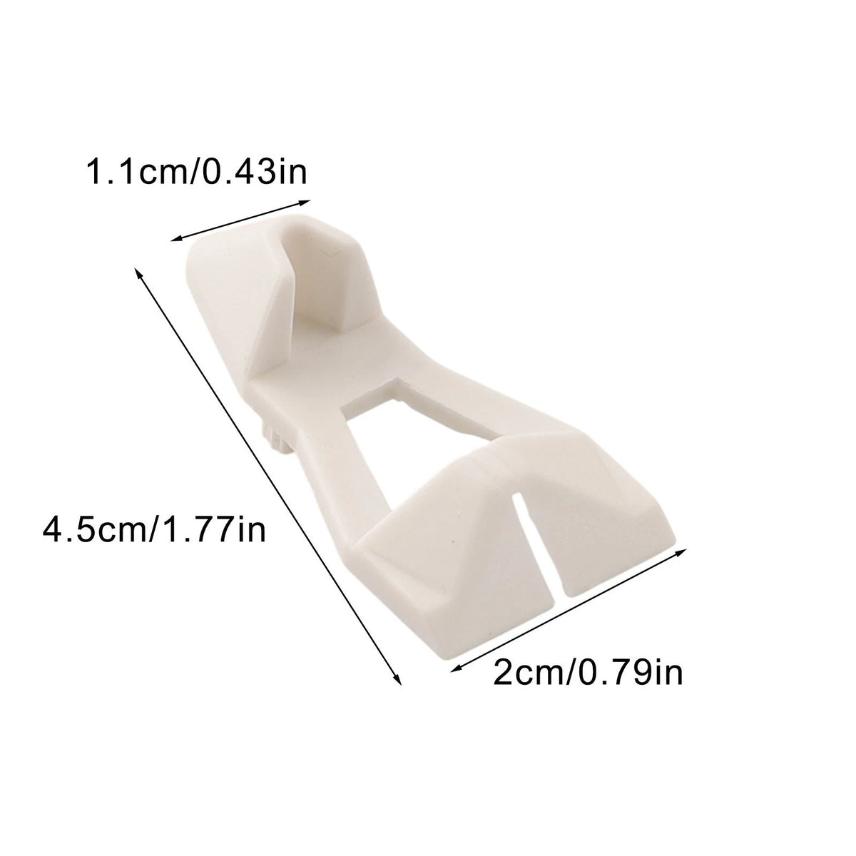 100pcs White Plastic Shelf Pins for Cabinet Support