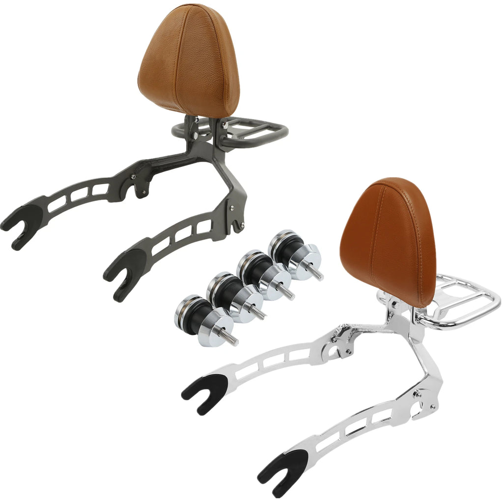 Passenger Backrest Sissy Bar Rack Mounting Spools for Indian Scout (2015–2024)