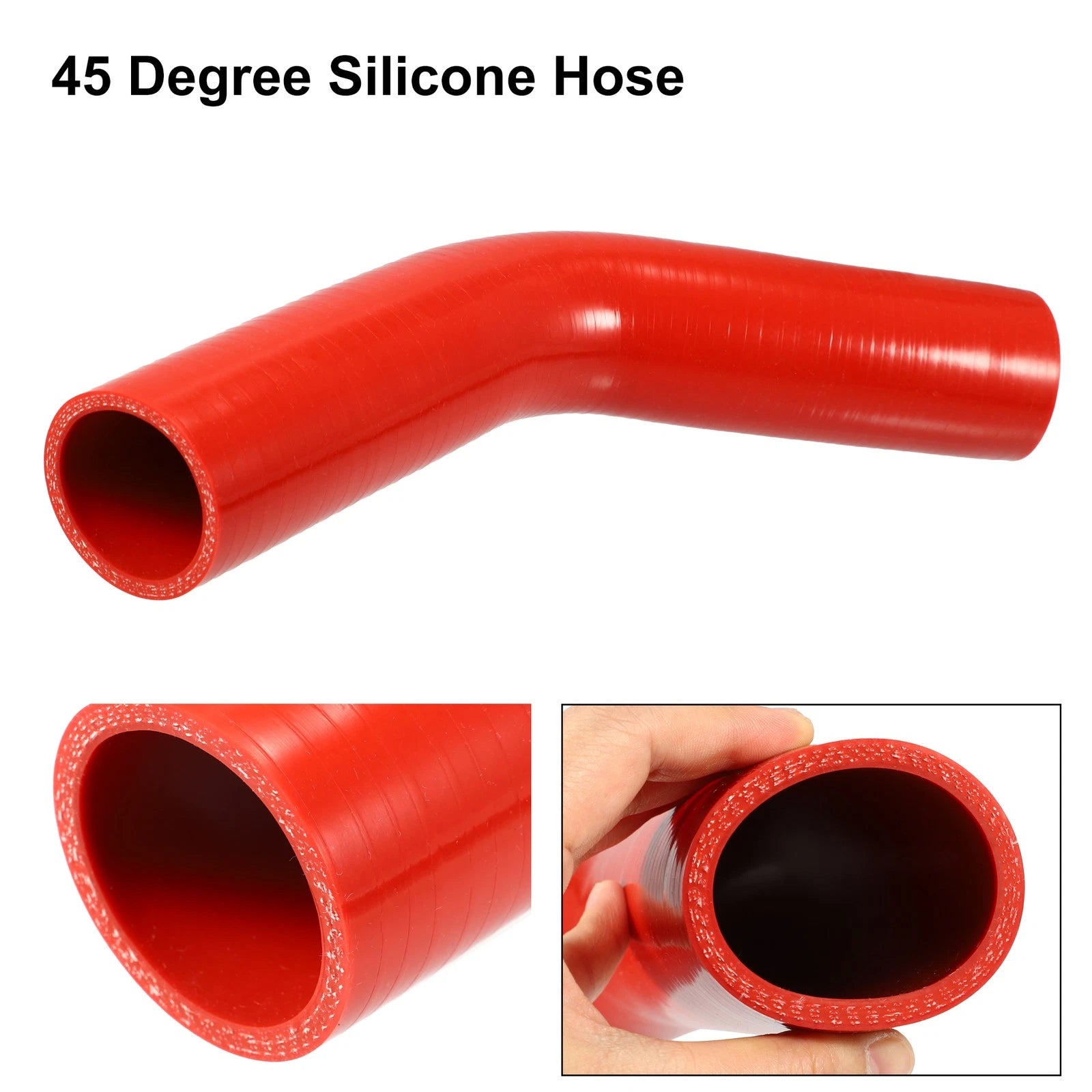 45mm 1.77" 45 Degree Silicone Hose Coupler for Intercooler (Universal)