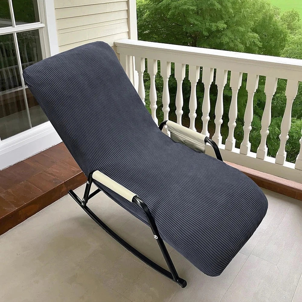 Rocking Chair Cover for Recliner Protection (Fleece Material, Elastic Fit)