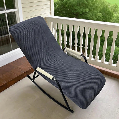 Rocking Chair Cover for Recliner Protection (Fleece Material, Elastic Fit)