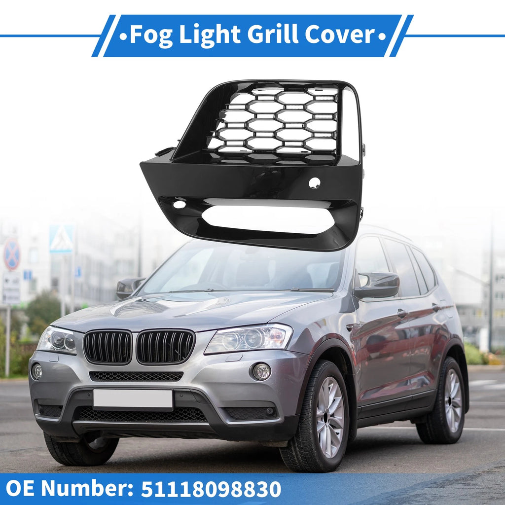 Front Right Fog Light Grill Replacement for BMW X3 X4 G01 G02 (2018–2021)