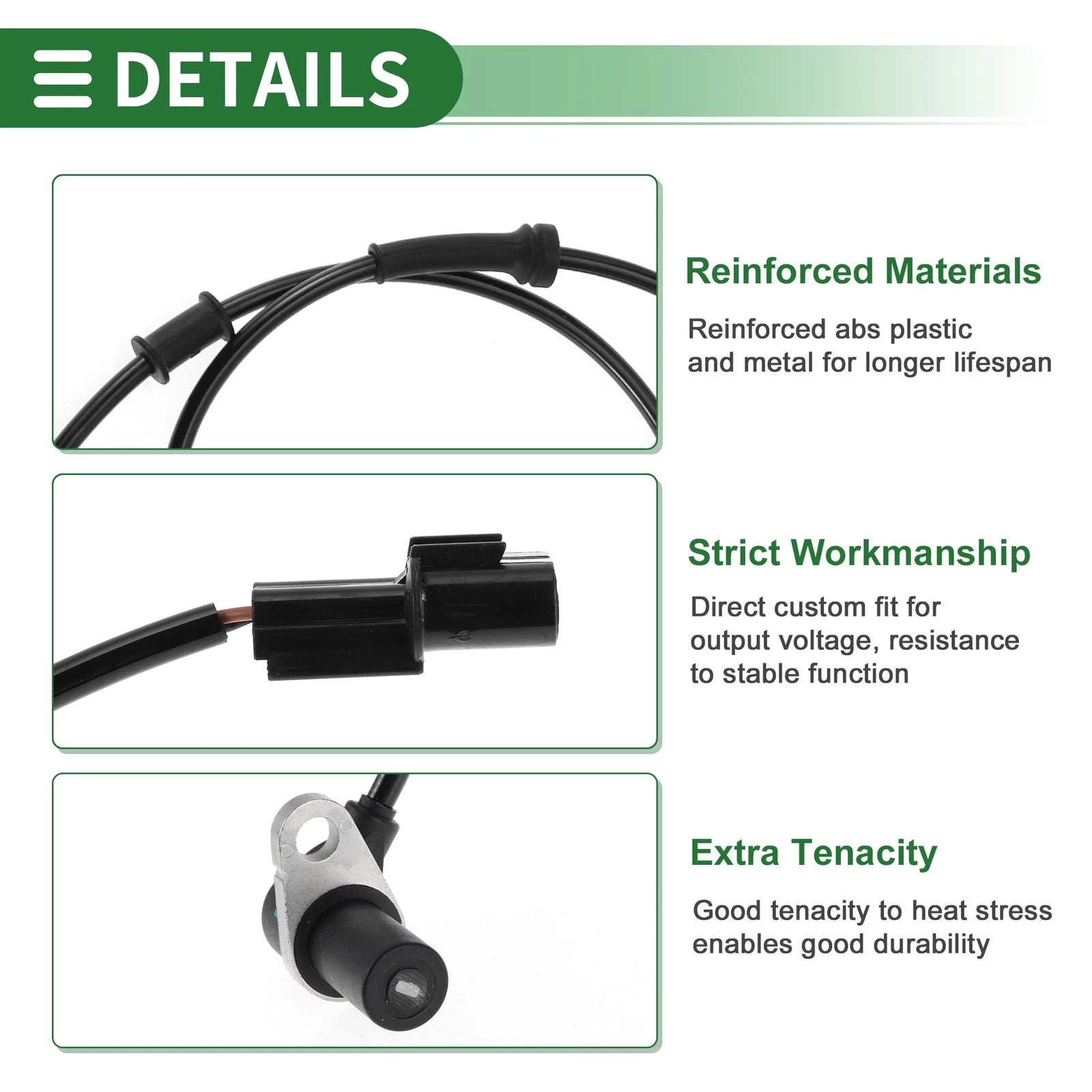 ABS Wheel Speed Sensor MR129956 for Mitsubishi Lancer (2000–2007)