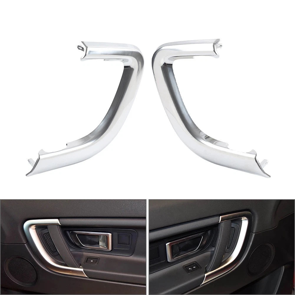 Pair Door Panel Handle Trim Cover For Land Rover Discovery Sport 2015-2019