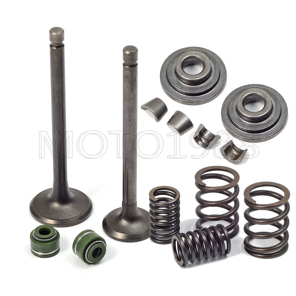 Intake Exhaust Valves Set with Seals for Honda XR75 XR80 XR100 XR80R XR100R (1973–2009)