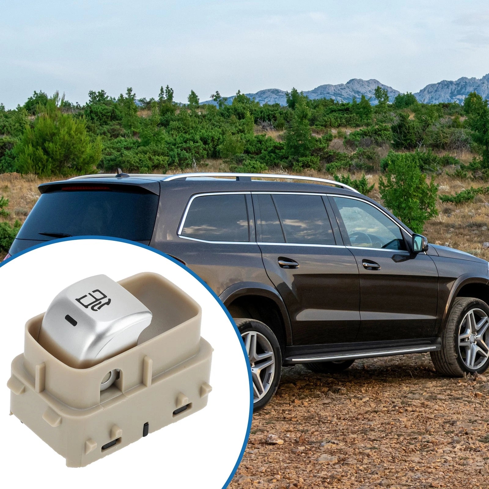 Fuel Door Release Switch Replacement for Mercedes-Benz S550 (2014–2017) Beige