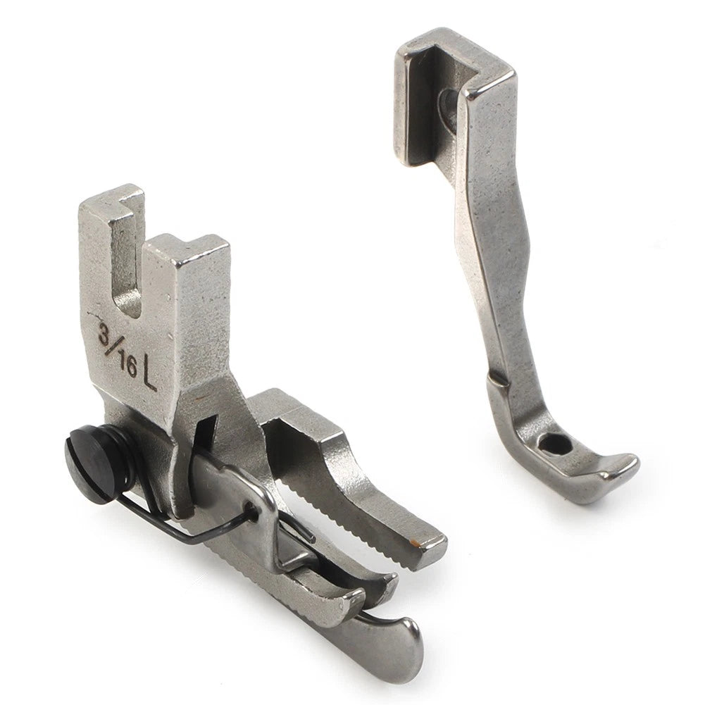 1 Set Silver Left Walking Feet With Guide Fit For CONSEW 205RB