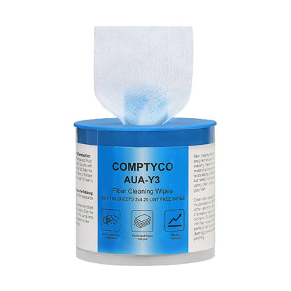 Dust-free Optical Fiber Cleaning Wipes for Bare Fiber (600+ Uses)