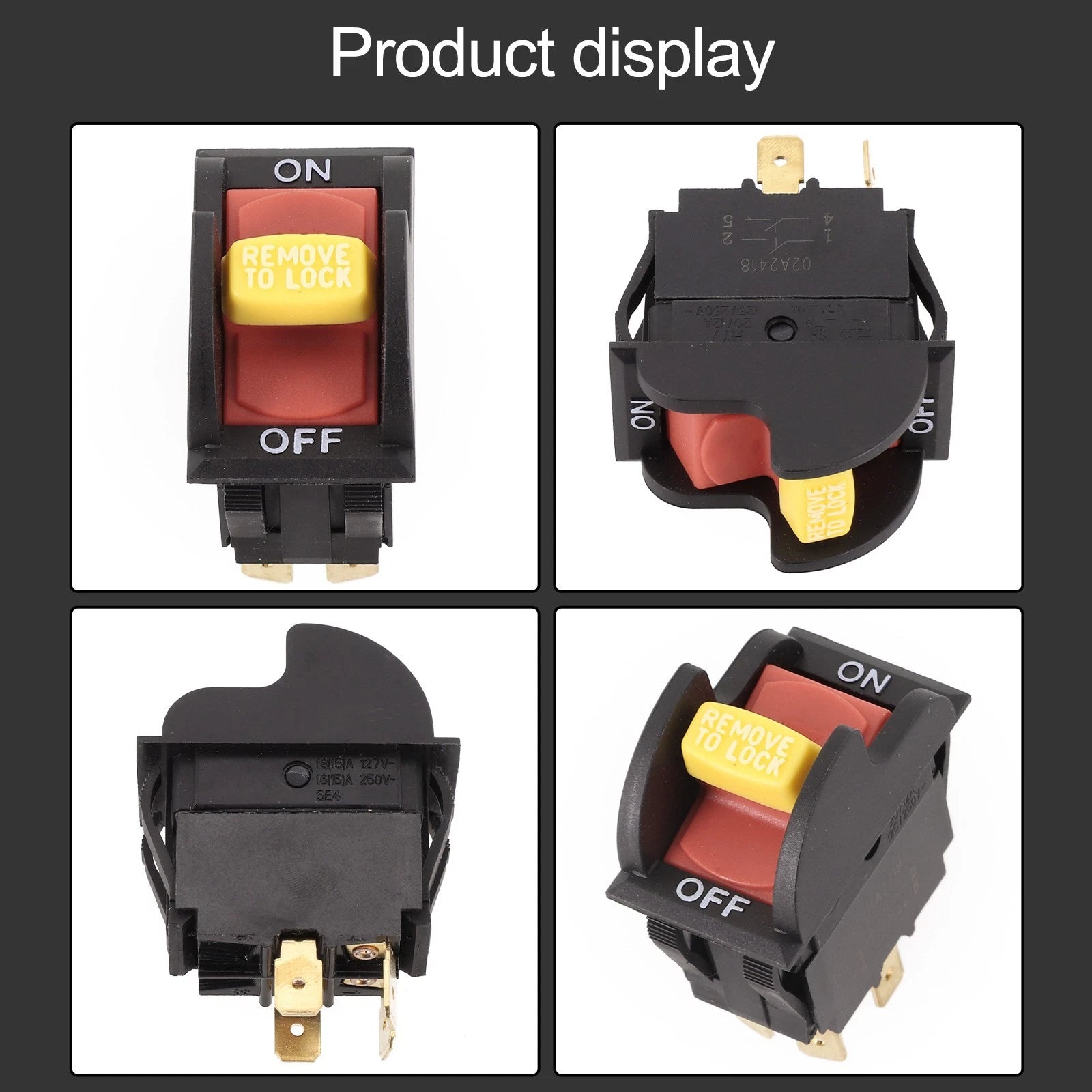 Power Tool Switch for Workshop Use (Flame Retardant Housing)