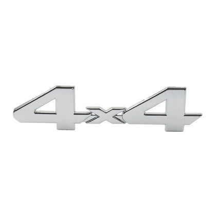 3D Rear Tailgate Emblem Badge Overlay Decal for Most Cars (Universal) Silver