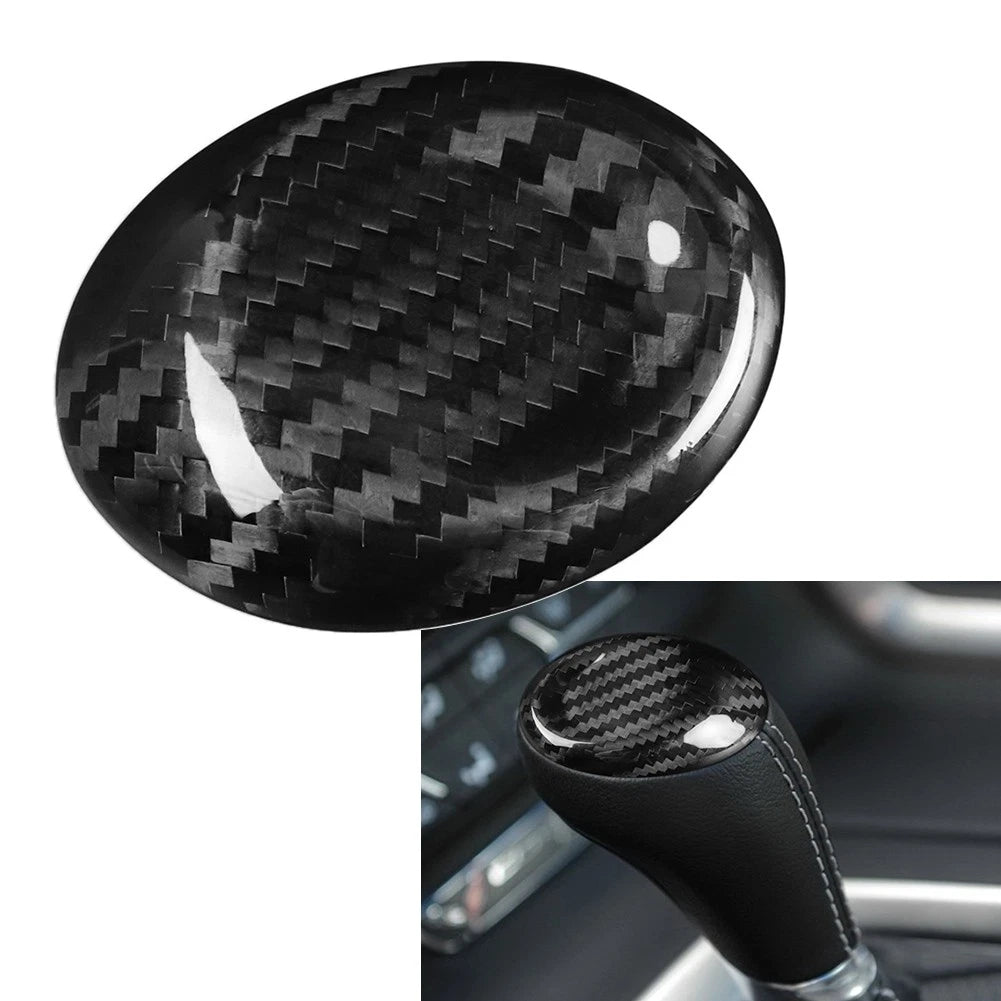 Gear Shift Knob Head Cover Trim ABS Black for Chevrolet Corvette C7 (2014–2019)