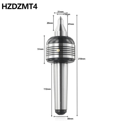 Live Revolving Center for MT2 Turning Tools (1 Piece)