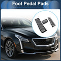 3 Pcs Automatic Foot Accelerator Pedal Covers for Cadillac CT6 (2016–2020) Silver Tone