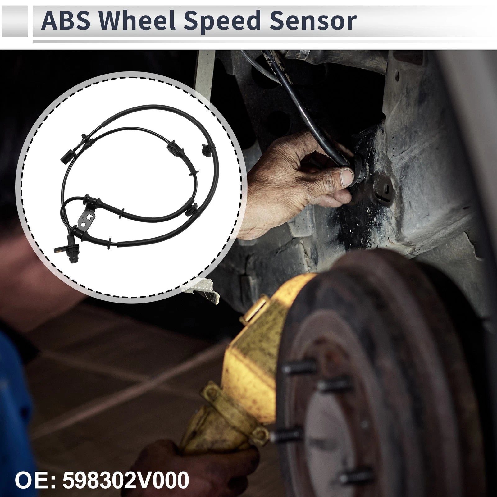 ABS Wheel Speed Sensor Replacement for Hyundai Veloster SE (2011–2014)