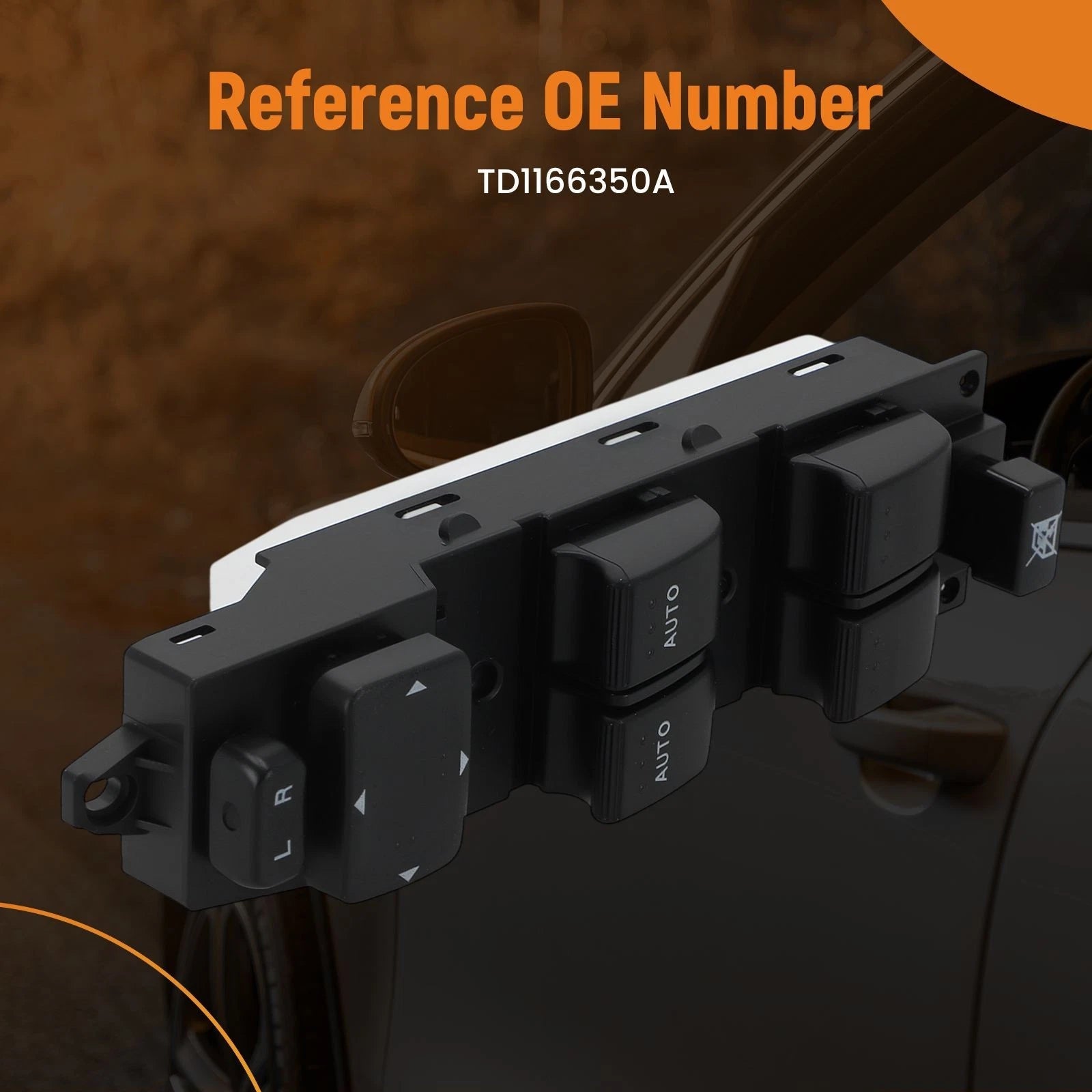 Driver Front Window Switch for Mazda CX-9 (2010–2015) TD1166350A
