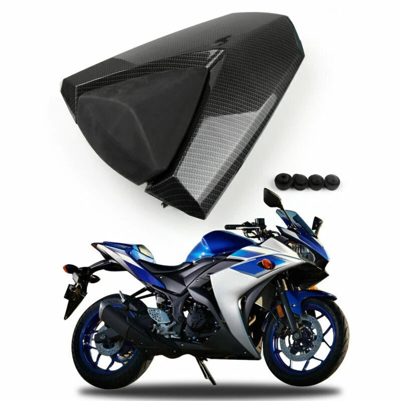 ABS Rear Seat Cover Cowl for Yamaha YZF R3 R25 MT-03 (2013–2024) Carbon T9